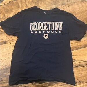 Fanatics Georgetown Lacrosse Navy Blue T-Shirt